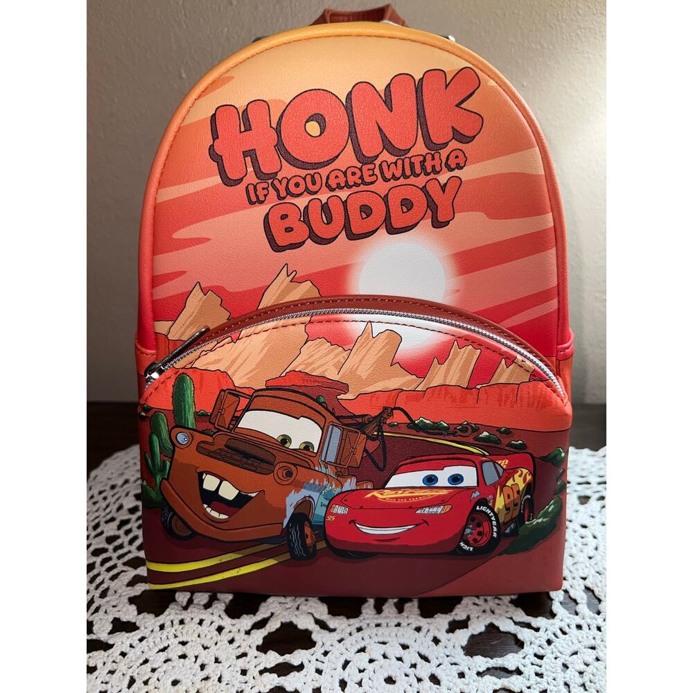 Longefly Disney Pixar Cars Duo Radiator Springs Honk Mini Backpack